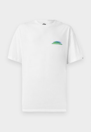 FADE SPECTRUM UNISEX - Nyomott mintás póló - white