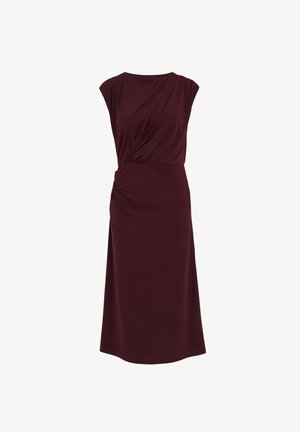 WE Fashion, Robe en jersey - burgundy red