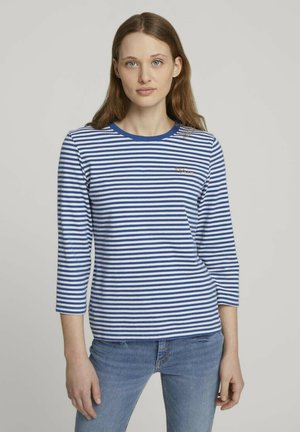 Maglietta a manica lunga - indigo blue creme stripe