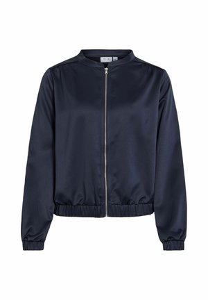 VILA, BOMBERJACKE VIELLIE ZIP-UP - Chaquetas bomber - navy blazer