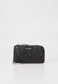 Calvin Klein ZIP AROUND CARDHOLDER - Wallet - black