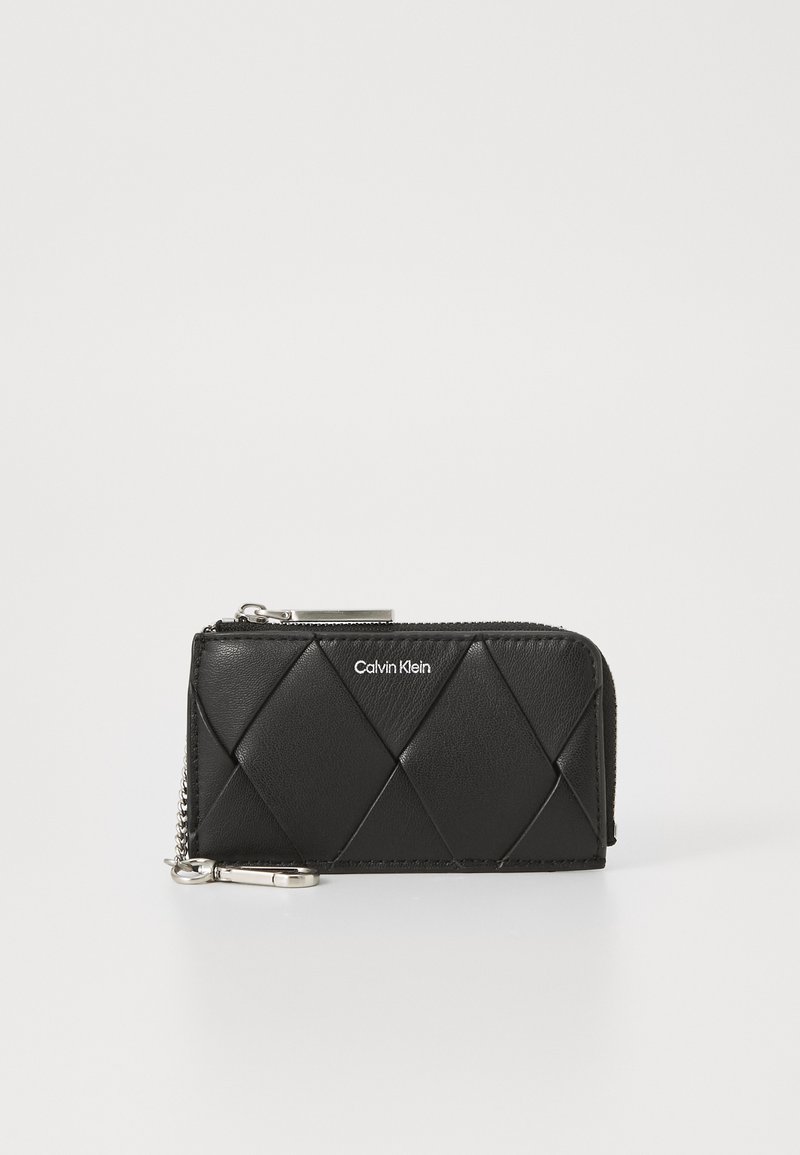 Calvin Klein ZIP AROUND CARDHOLDER - Wallet - black