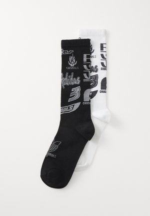 SPONSOR CREW UNISEX 2 PACK - Socken - black/grey three/white