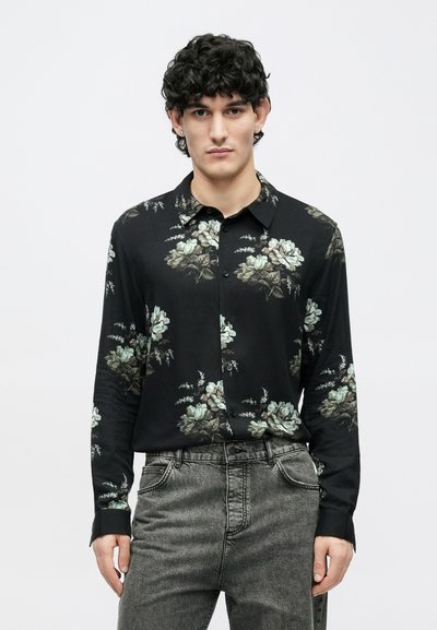 The Kooples CHEMISE - Ing - black/green/white