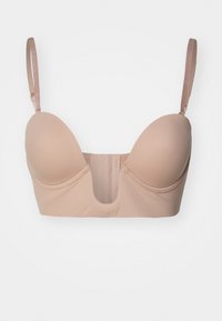 EVELINE DEEP PLUNGE - Balkonet - ibex light brown