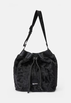 BUCKET BAG - Kézitáska - black