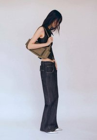 Mango PINA - Wide leg - royal blue