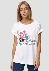 Re:Covered MICKEY MOUSE COLOURFUL POSE - Printtipaita - ecru