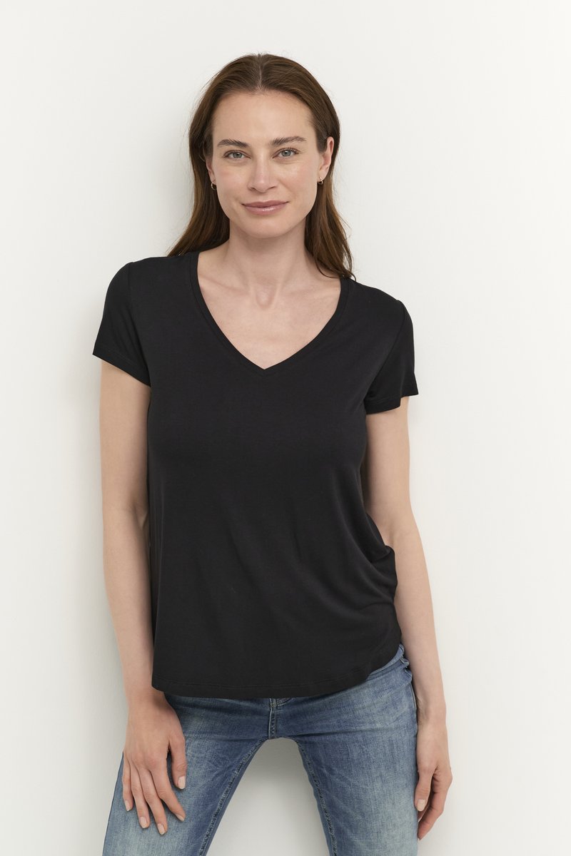 Culture Poppy V-neck T-Shirt  - Mint Green