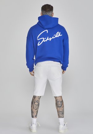 SIKSILK SCRIPT - Felpa con cappuccio - blue