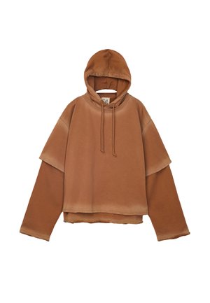 Jersey con capucha - mittelrot