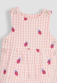 JoJo Maman Bébé LADYBIRD EMBROIDERED GINGHAM - REGULAR FIT - Lacláče - pink ladybird
