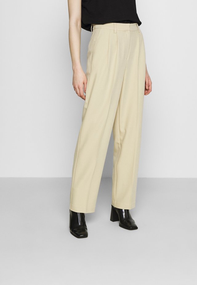 MATHILDE GØHLER SUIT PANTS - Stoffhose - beige