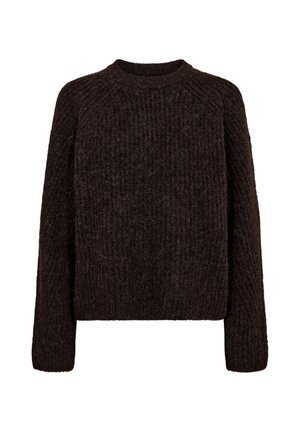 Nümph, NUZINDI PULLOVER - Jersey de punto - black coffee