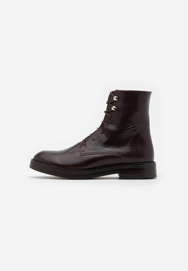ATALANTE - Bottines à lacets - marron