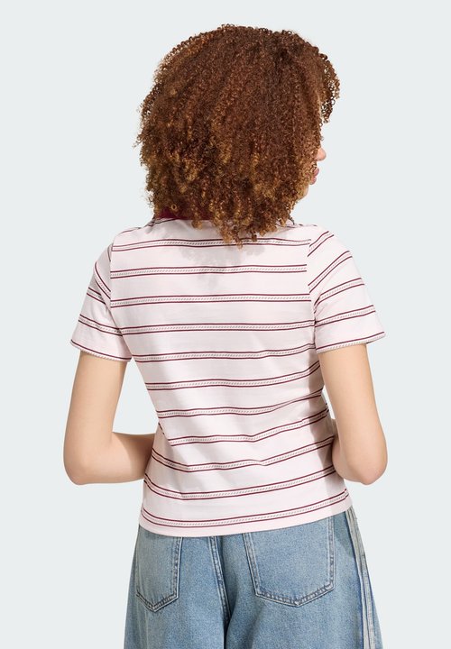 adidas ORIGINALS RESORT S POLO W2 - Polo - distilled pink/collegiate burgundy/khaki six — photo 2