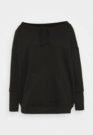 OFF THE SHOULDER - Sweatshirt - black