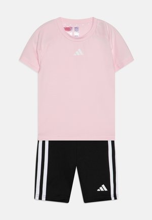 UNISEX SET - Tajice - clear pink/black/white