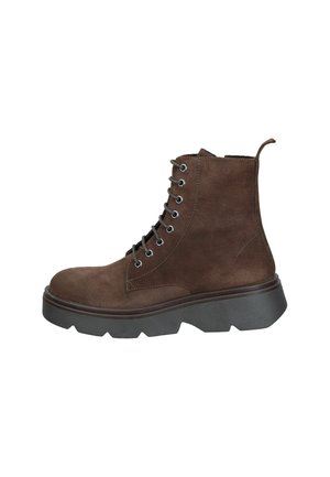 Platform ankle boots - braun