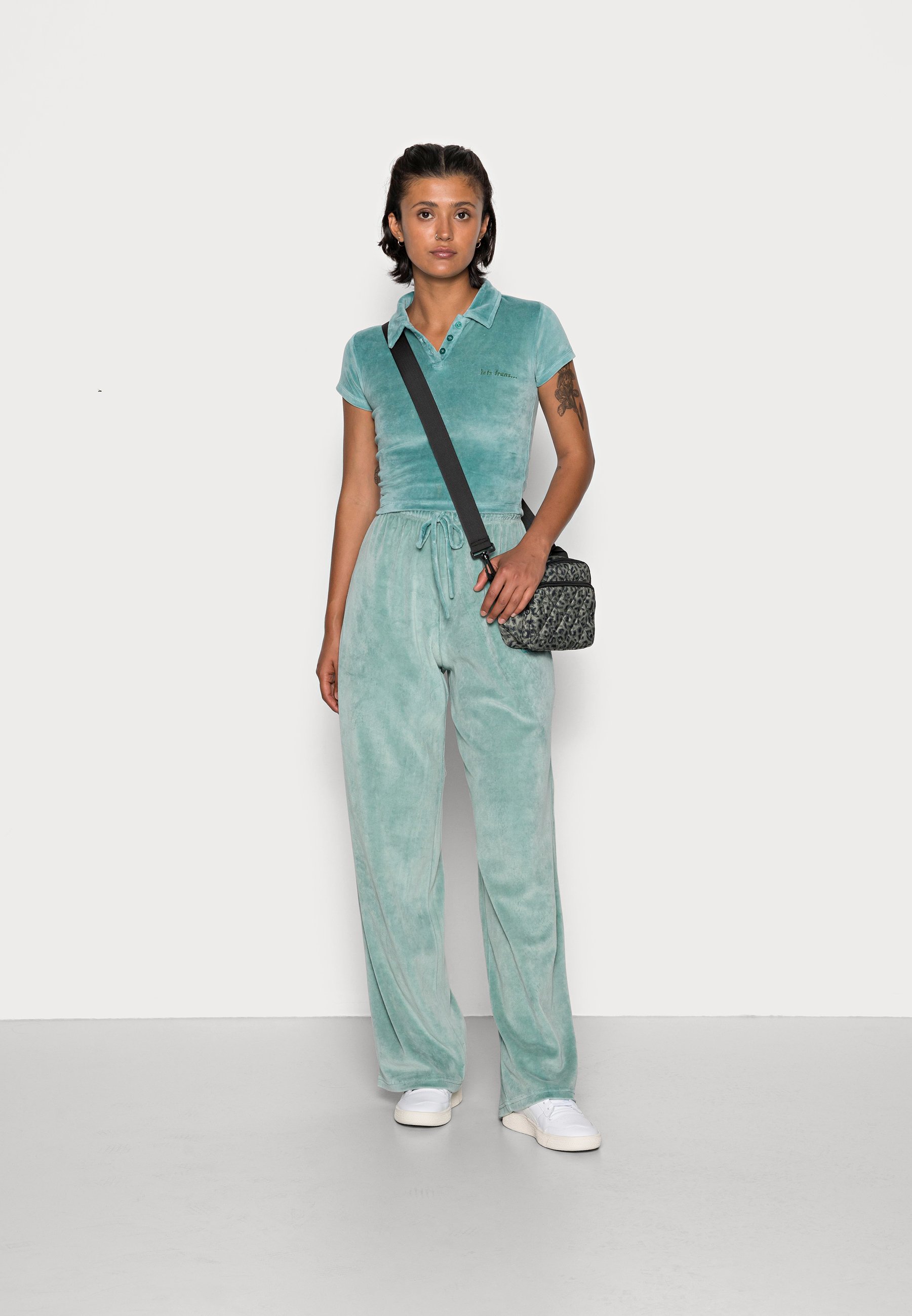 iets frans Tracksuit bottoms - green 