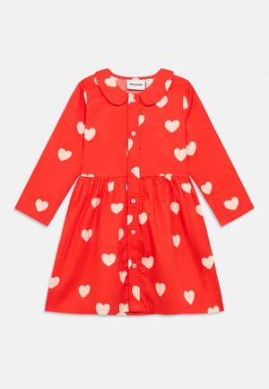 Mini Rodini HEARTS WOVEN DRESS - Robe de jour - red
