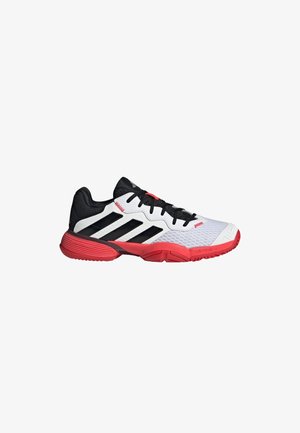 adidas Performance BARRICADE - Zapatillas de tenis para todas las superficies - cloud white core black lucid red