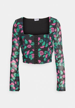 Noisy May NMLESLEY CORSET BELL - Tričko s potlačou - black