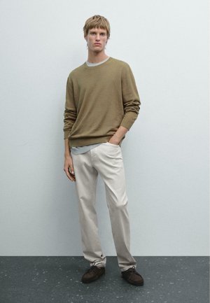 Straight leg jeans - light grey