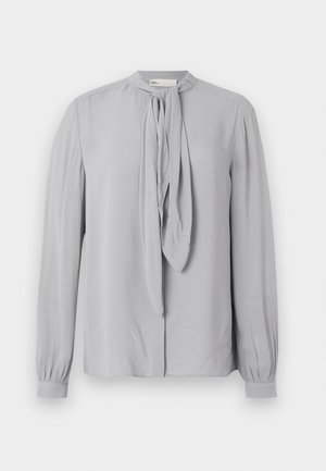 GEORGETTE BOW BLOUSE - Πουκαμίσα με κουμπιά - gray