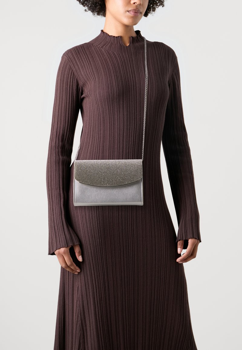 Anna Field - Clutch - silver coloured, Enlarge