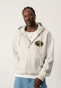 BLKVIS ZIP UNISEX - Camisola com fecho - light grey heather