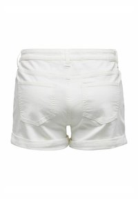 JDY MOON FOLDUP MIX - Shorts vaqueros - weiß