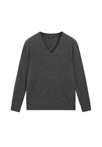 Stickad tröja - dark grey