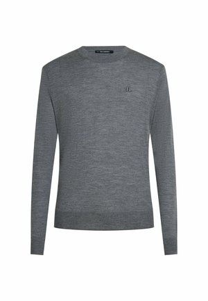 KARL LAGERFELD, Strickpullover - medium grey melange