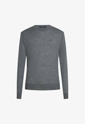 KARL LAGERFELD, Strickpullover - medium grey melange