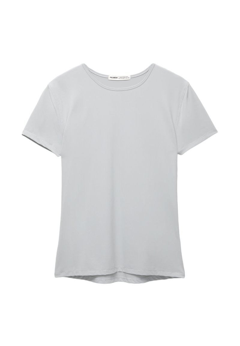 PULL&BEAR T-shirt basic lichtgrijs