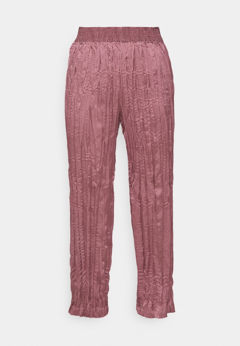 Gina Tricot Petite Broek donkerroze