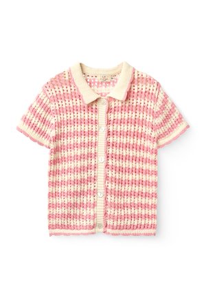 Copenhagen Colors CARDIGAN UNISEX - Gilet - pink/cream