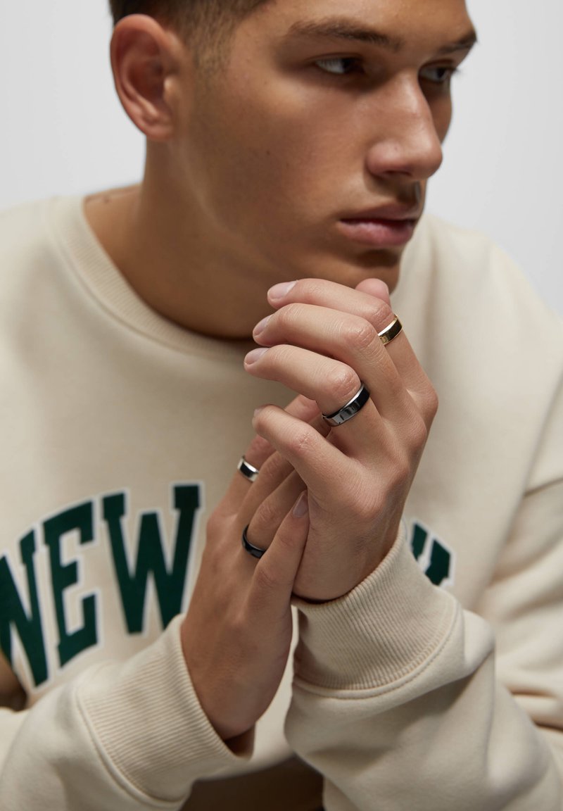 PULL&BEAR 4 PACK Ring silver coloured/silvercoloured Zalando.ie