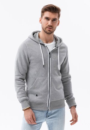 Sweater met rits - grey