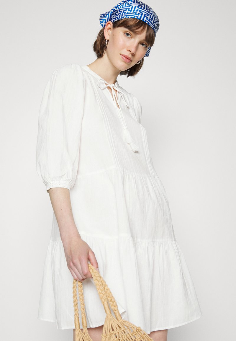 Damen Freizeitkleider | Vero Moda Tall VMPRETTY Freizeitkleid snow white/weiß - NJ99817 Damen Freizeitkleider | Vero Moda Tall VMPRETTY Freizeitkleid snow white/weiß - NJ99817