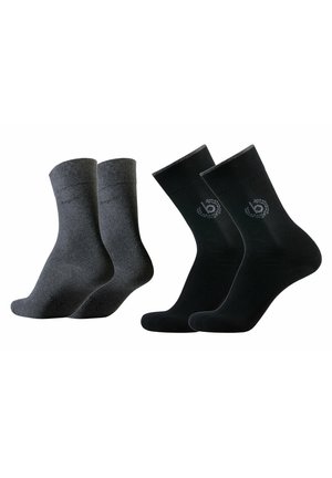 4ER PACK LOGO UNI BASIC - Socken - black
