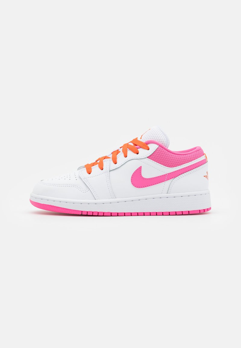 Jordan AIR 1 UNISEX Basketball shoes white/pinksicle/safety orange