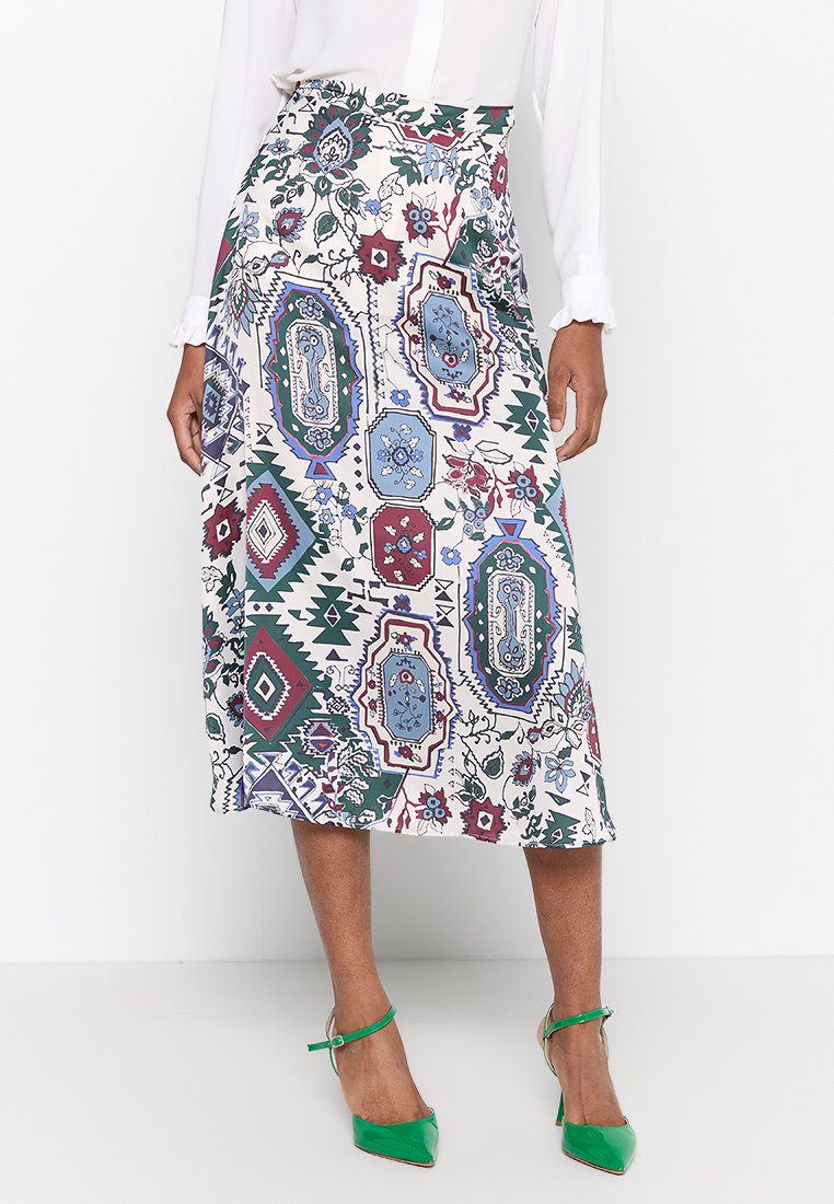 CLAUDIE PIERLOT A-lijn rok meerkleurig CLAUDIE PIERLOT A-lijn rok meerkleurig