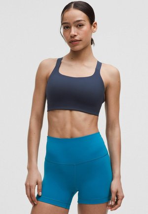 lululemon ULTRALU™ SQUARE-NECK WORKOUT D/DD - Light support sports bra - club blue