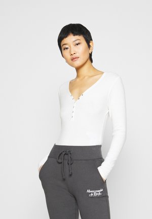 COZY TWIST FRONT - Maglietta a manica lunga - white