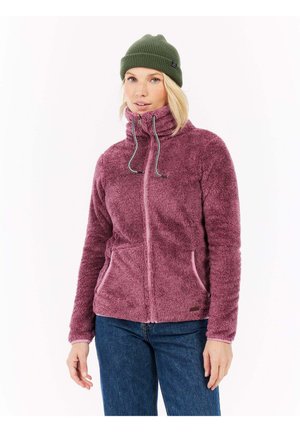 FULL ZIP RIRI - Fleecejas - vintage pink