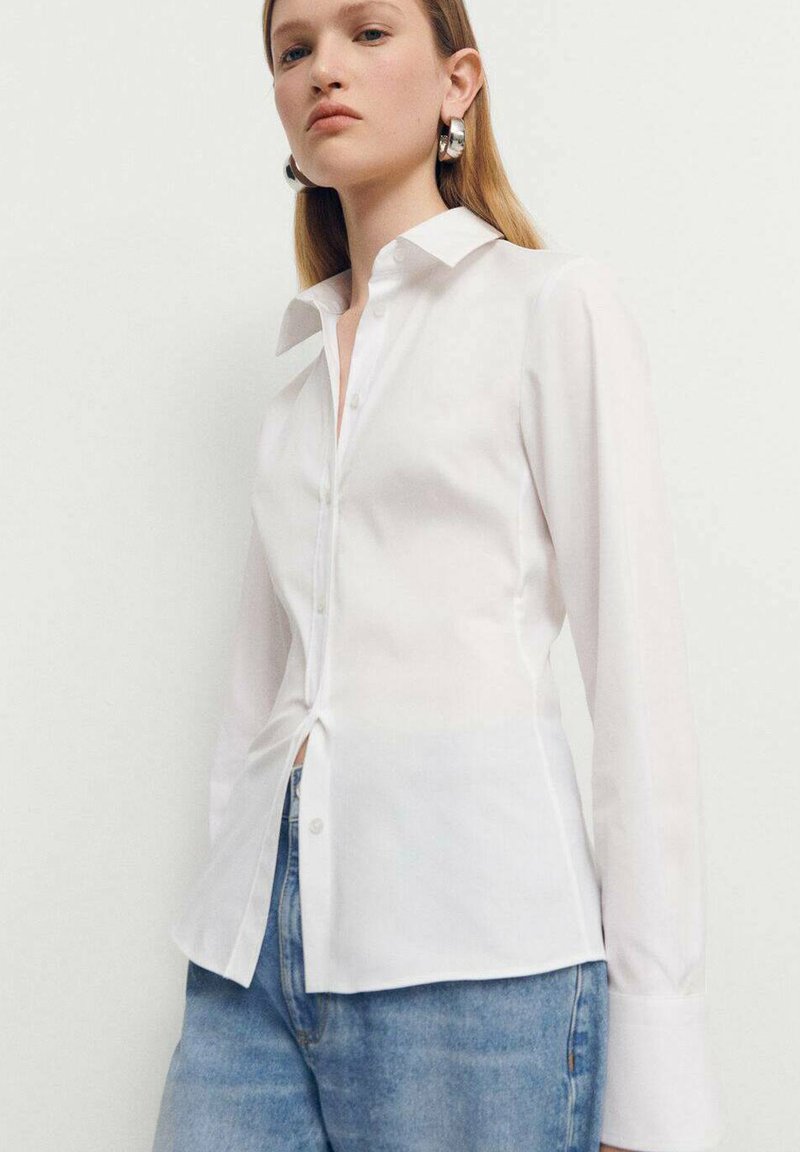 Mango SOFITA - Button-down blouse - white