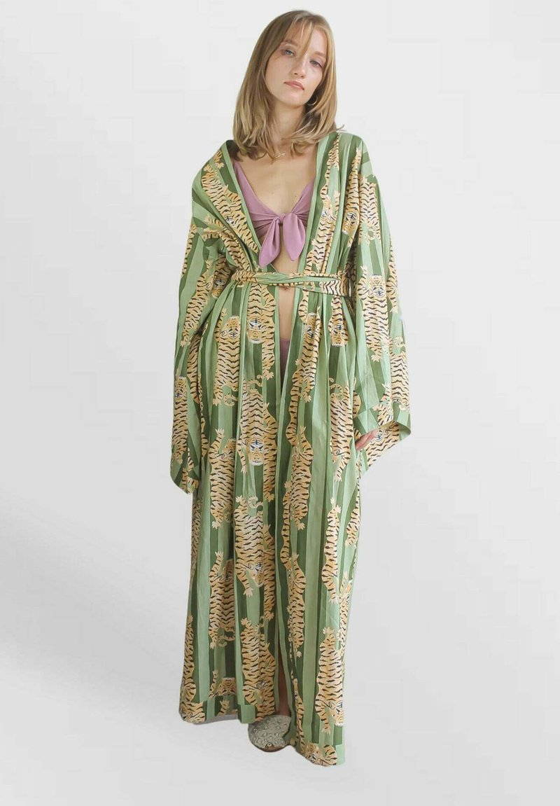 Be Sunset PARADISE KIMONO - Poletna jakna - green