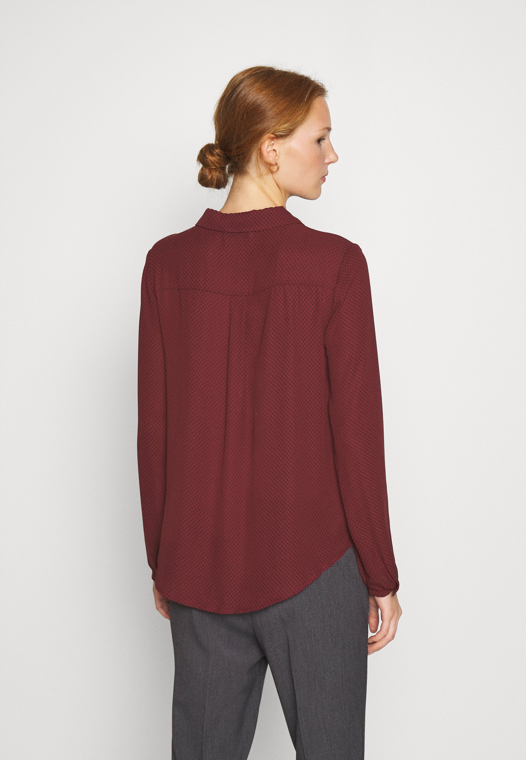 Modström FILO PRINT Skjorte maroon grid Zalando.no Modström FILO PRINT Skjorte maroon grid Zalando.no